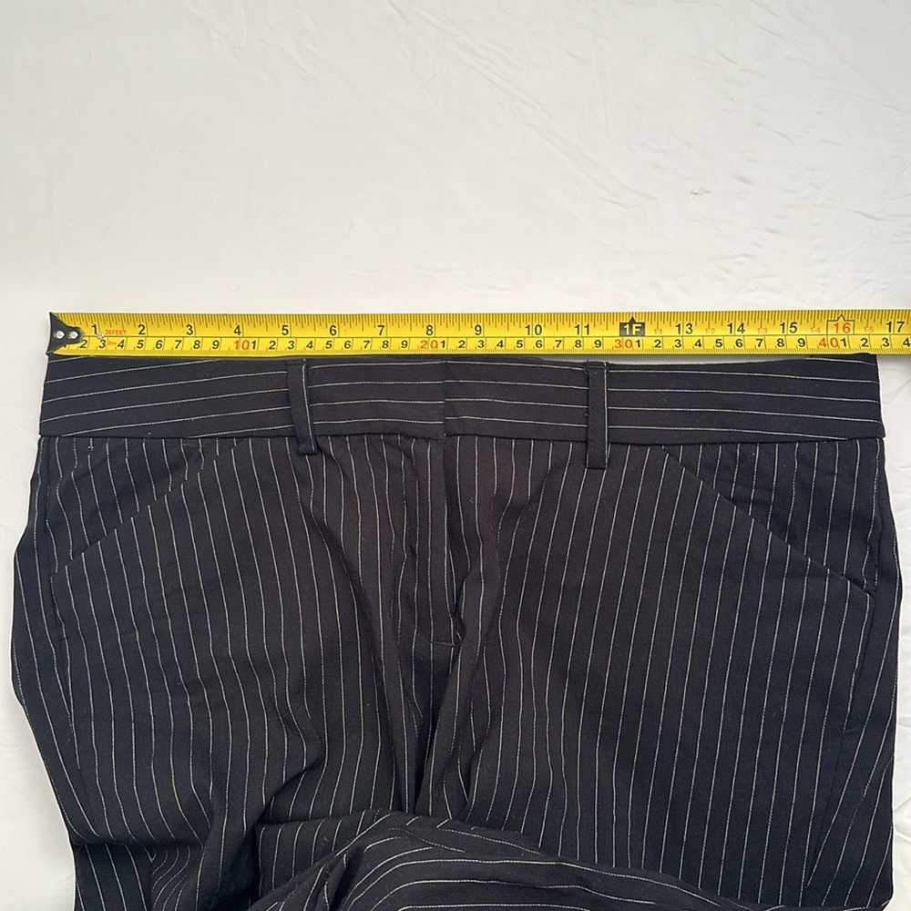 Express Y2k Editor Black And White Pinstripe Stre… - image 6